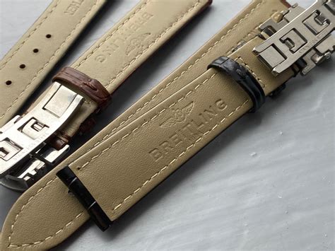 original breitling leather watch straps|replacement breitling watch straps.